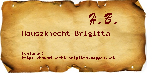 Hauszknecht Brigitta névjegykártya